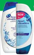 Head And Shoulders Shampoo Or Conditioner Assorted-400ml/360ml Each