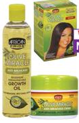 African Pride Olive Miracle Anti Breakage Growth Oil-250ml Or Creme-250ml Each