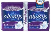 Always Platinum Duo Pack Ultra Night 14 Or Super 16