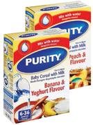 Purity Baby Cereal(Mix With Water) Assorted-200g Each