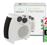DQuip Pro 2000W Fan Heater 141236