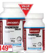 Biogen Magnesium Chelate 60 Capsules Plus 30 Free