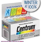 Centrum Select For 50+-60 Tablets Pack
