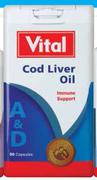 Vital Cod Liver Oil-90 Capsules Pack