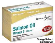 Omega Select Salmon Oil Omega3 1000mg-120 Softgels