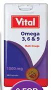 Vital Omega 3,6 & 9-3x30 Capsule Packs
