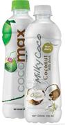CocoMax 100% Coconut Water 280ml Or Milky Coco Coconut Milk Drink 270ml-Each