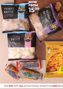 Alman's Nuts, Dried Fruit & Bars-Each