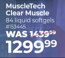 Muscle Tech Clear Muscle 4 Liquid Softgels
