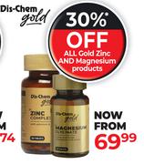Dis-Chem Gold Zinc & Magnesium Products-Each