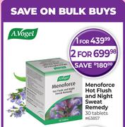 A.Vogel Menoforce Hot Flush & Night Sweat Remedy 30 Tablets-For 2