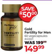 Dis-Chem Gold Fertility For Men 60 Vegecapsules
