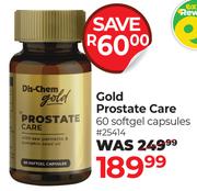 Dis-Chem Gold Prostate Care 60 Softgel Capsules