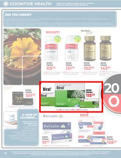 Dis-Chem : Healthy Living (16 September - 19 October 2025), page 18