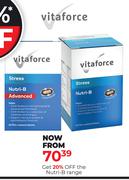Vitaforce Nutri-B Range-Each