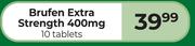Brufen Extra Strength 400mg 10 Tablets