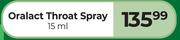 Oralact Throat Spray 15ml