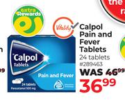 Calpol Pain & Fever Tablets 24 Tablets
