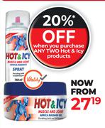 Hot & Icy Products-Any 2