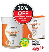 Lifestyle Health Vitamin C Range-Each