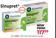 Sinupret Range-Each