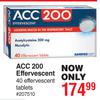 ACC 200 Effervescent-40 Effervescent Tablets