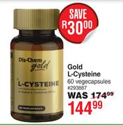 Dis Chem Gold L-Cysteine 60 Vegecapsules