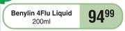 Benylin 4Flu Liquid-200ml