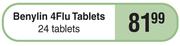 Benylin 4Flu Tablets-24 Tablets