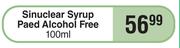 Sinuclear Syrup Paed Alcohol Free-100ml