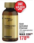 Dis-Chem Gold Activated Charcoal 120 Vegecapsules