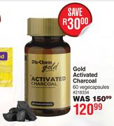 Dis-Chem Gold Activated Charcoal 60 Vegecapsules