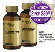 Dis-Chem Gold Magnesium Slow Release 100 Coated Tablets-For 1