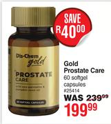 Dis-Chem Gold Prostate Care 60 Softgel Capsules