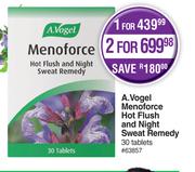 A.Vogel Menforce Hot Flush & Night Sweat Remedy 30 Tablets-For 1