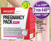 Biogen Pregnancy Pack Omega+ 30 Day Pack-For 1