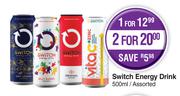 Switch Energy Drink Assorted-500ml