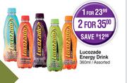 Lucozade Energy Drink Assorted-360ml