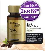 Dis-Chem Gold Milk Thistle 60 Vegecapsules-For 1