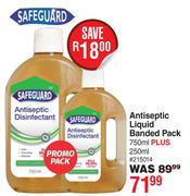 Safeguard Antiseptic Liquid Banded Pack 750ml Plus 250ml-Promo Pack