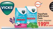 Vicks Vapo Pads Refill Scent Pads 7 Pack Assorted-Per Pack