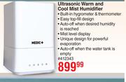 Medic+ Ultrasonic Warm & Cool Mist Humidifier