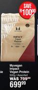 My Vegan Impact Vegan Protein Assorted-500g