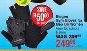 Biogen Gym Gloves For Men Or Women Assorted Colours & Sizes-Per Pair