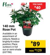 Flora 140mm Rose Pot