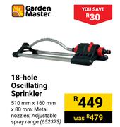 Garden Master 18 Hole Oscillating Sprinkler