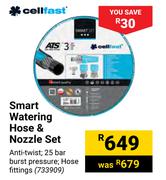 Cell Fast Smart Watering Hose & Nozzle Set