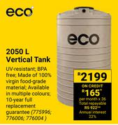 Eco 2050L Vertical Tank