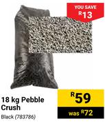 18Kg Pebble Crush Black