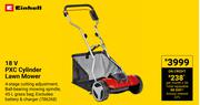 Einhell 18V PXC Cylinder Lawnmower